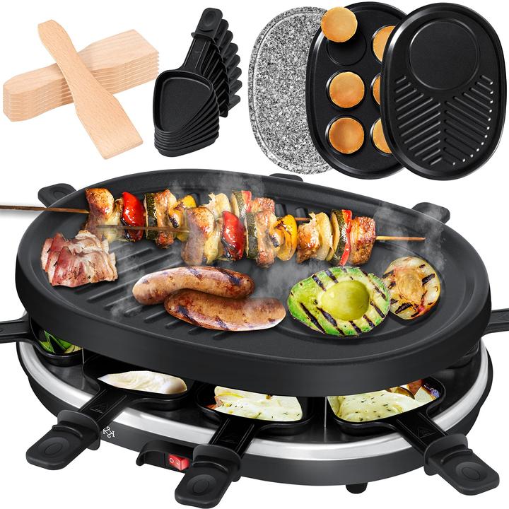 Immagine prodotto Kesser Griglia per raclette 3in1, piastra per grill e piastra per pancake