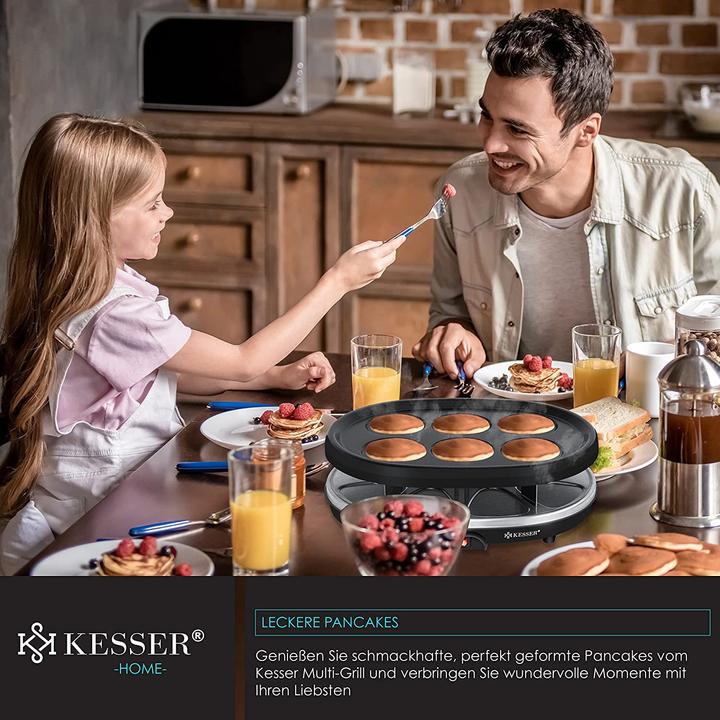 Immagine prodotto Kesser Griglia per raclette 3in1, piastra per grill e piastra per pancake