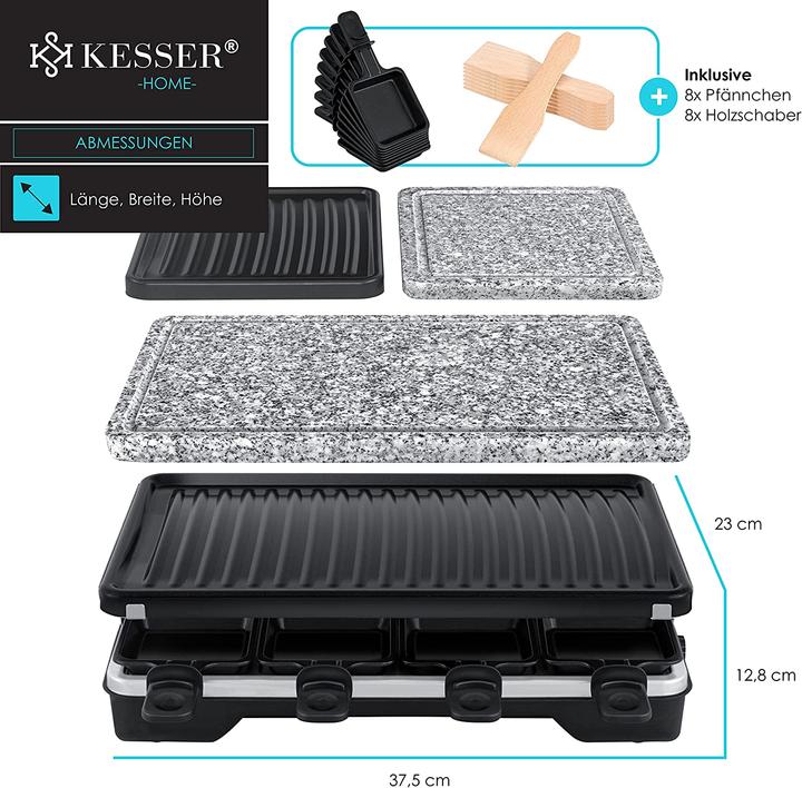 Produktbild Kesser Raclette-Grill mit Naturgrillstein
