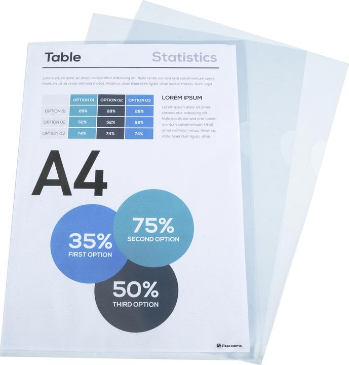 Image du produit Exacompta Housses et pochettes (A4, 50 x)