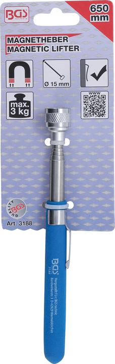 Actual product image BGS Magnetic Pick-Up Tool 650 mm Capacity 3 kg