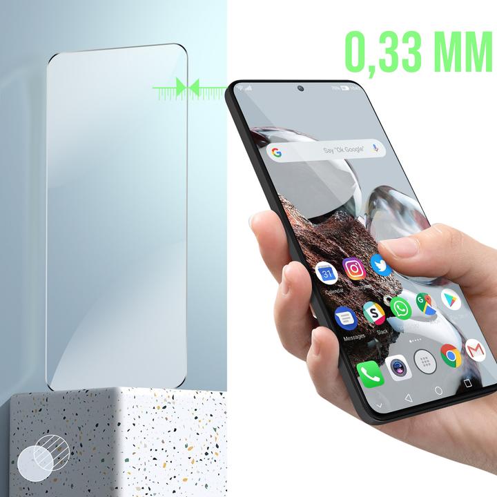 Produktbild Avizar 9H Härtegrad Glas-Displayschutzfolie (1 Stück, Xiaomi Redmi Note 12 Pro+)