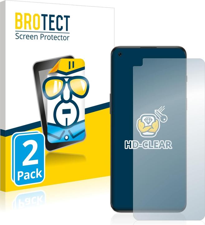 Actual product image BROTECT Screen Protector Clear (2 Piece, OnePlus North 2T 5G)