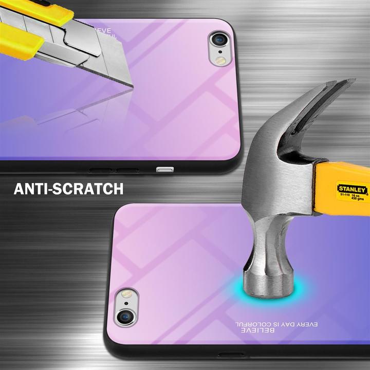Actual product image Cadorabo TPU 2 colors glass cover (Apple iPhone 6)