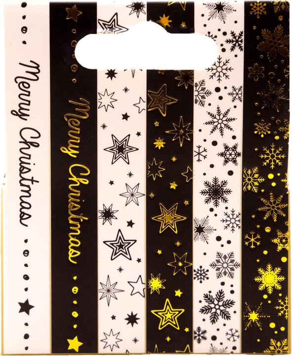 Image du produit art by marlene Washi tape Black/white Gold Essentials
