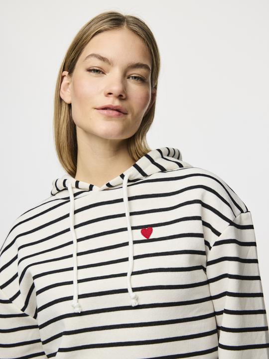 Actual product image Pieces Pcchilli Ls Hoodie Stripes Noos Bc (S)