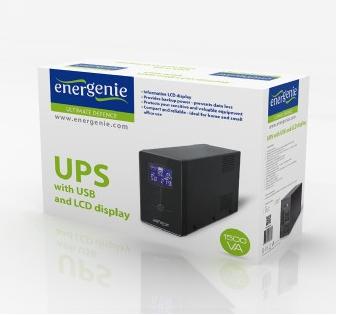 Image du produit Gembird EnerGenie EG-UPS-033 - Onduleur - CA 220 V (1200 VA, 720 W, Line-interactive Onduleur)