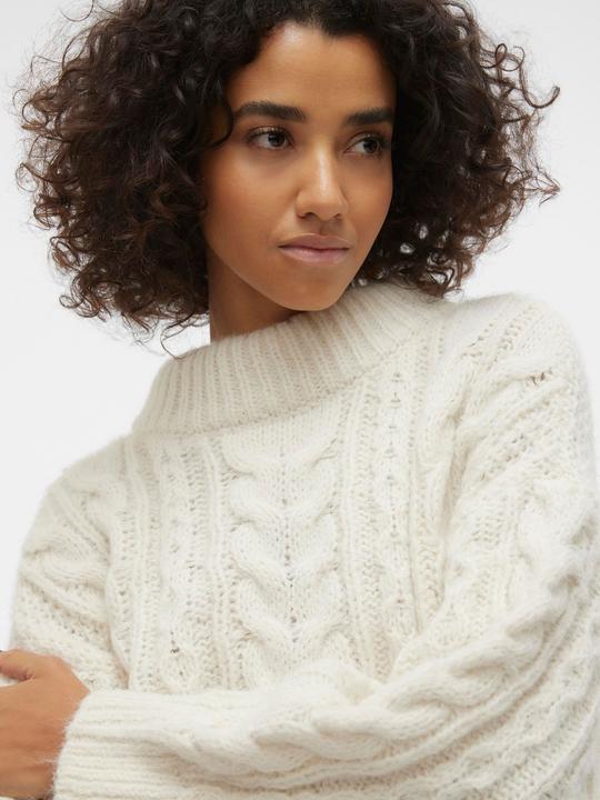 Produktbild Vero Moda VMDREAM LS HIGHNCK CROP PULLOVER GA EXC Strickpullover (XS)
