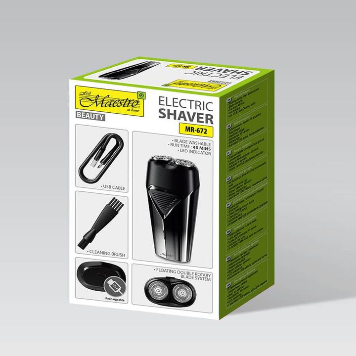 Actual product image Maestro Golarka elektryczna USB MR-672