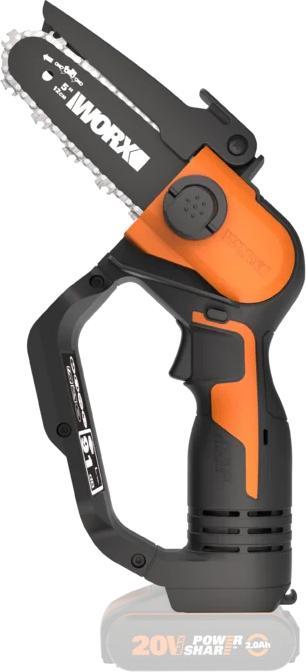 Productafbeelding Worx WG 324E.9 20V accu bosmaaier zonder accu en lader (Accu kettingzaag)