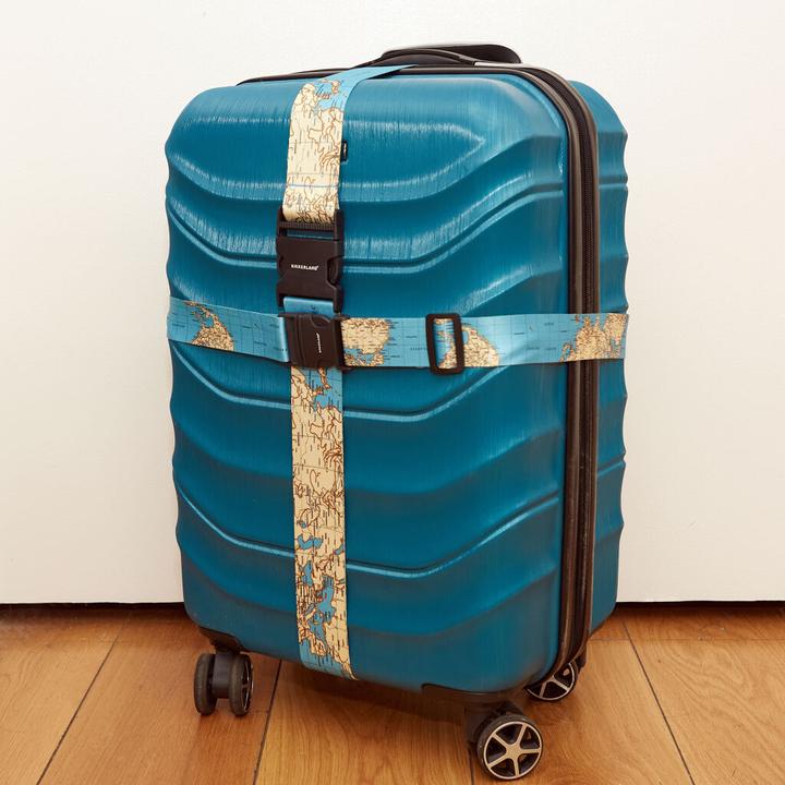 Produktbild Kikkerland World Traveler Luggage Straps (Kofferriemen)