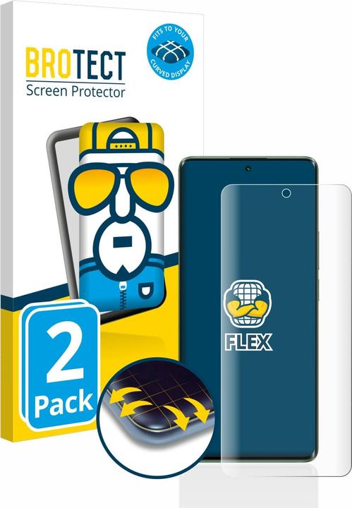 Actual product image BROTECT Full-Cover Protector (2 Piece, Realme 11 Pro+)