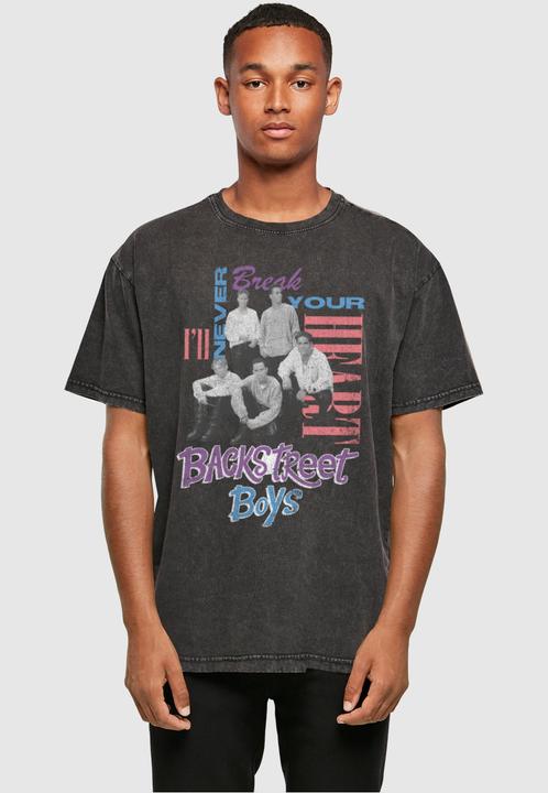 Produktbild Merchcode Backstreet Boys - INBYH Acid Washed Oversize Tee - 113777 (XL)