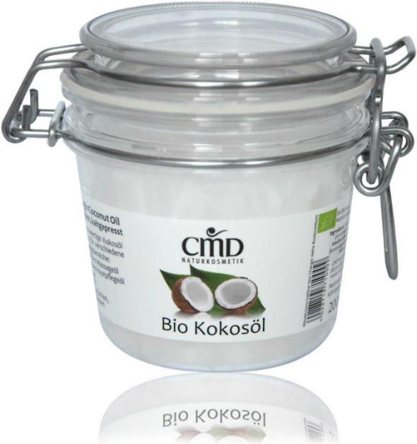 Immagine prodotto CMD Naturkosmetik Olio di cocco biologico (grasso di cocco) DE-ÖKO-007 (Olio corpo, 200 ml)