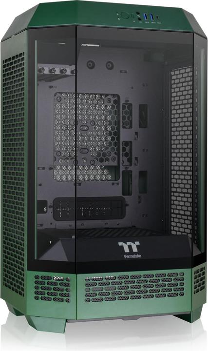 Actual product image Thermaltake The Tower 300 Racing Green (mATX, Mini-ATX)