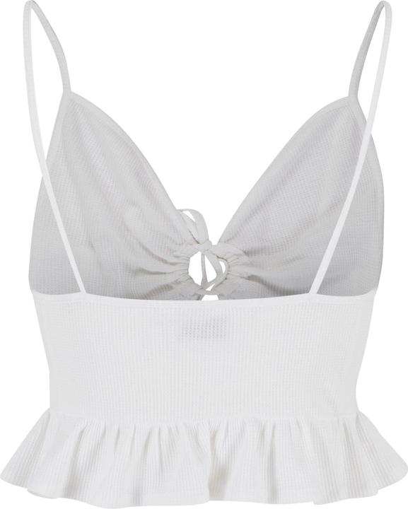 Immagine prodotto Urban Classics Top con volant in piqué Waffle da donna - 137877 (L)