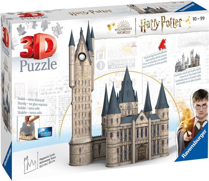 Actual product image Ravensburger Harry Potter Hogwarts Castle Astronomy Tower (540 pieces)
