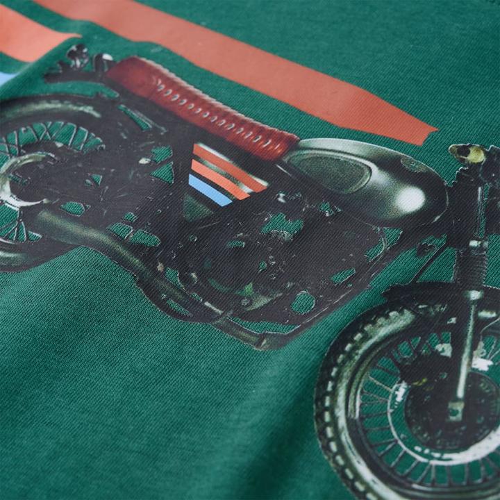 Actual product image VidaXL Children's long-sleeved shirt green 92,Material: 100 % cotton,colour (92)