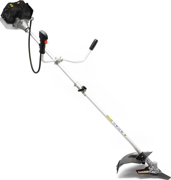 Actual product image Wiltec 2in1 petrol grass trimmer 1.76 hp brush cutter Brush cutter Lawn trimmer (Trim line, Metal cutting blade)