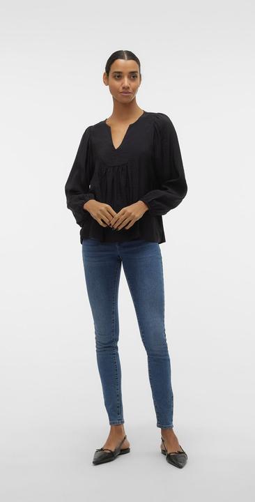 Immagine prodotto Vero Moda Vestibilità regolare Colletto alla mandarina Polso elasticizzato Camicia Camicia (S)