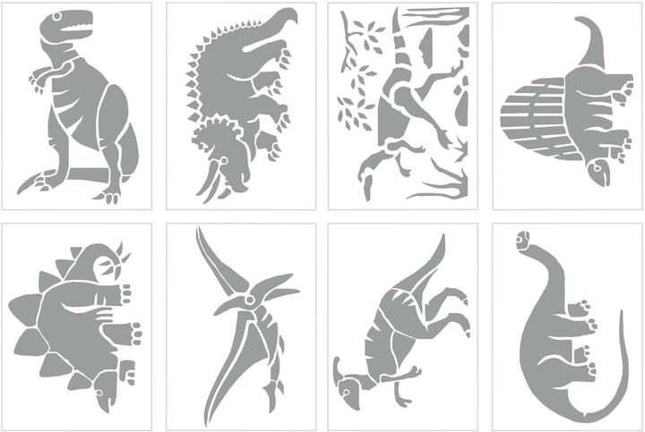 Actual product image Malinos Blopens stencils A5