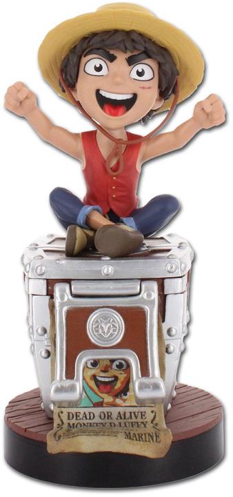 Exquisite Gaming One Piece Cable Guys Porte-charge Monkey D. Ruffy Wanted Poster 21 cm