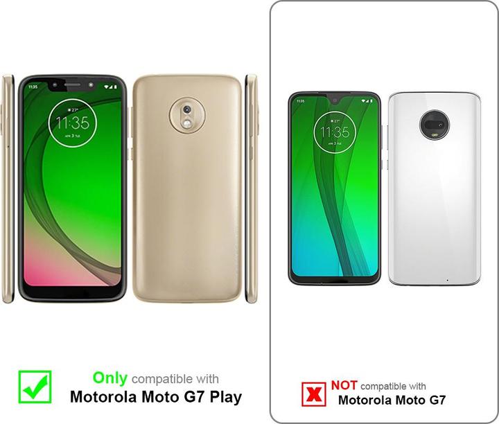 Image du produit Cadorabo Chaîne de téléphone portable pour Motorola MOTO G7 PLAY Necklace Coque