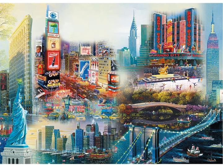 Actual product image Trefl Wooden Puzzle New York 1000T (1000 pieces)
