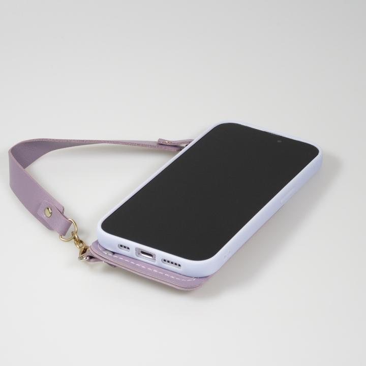 Immagine prodotto PhoneLook Coque Silicone soft touch avec pochette à cartes ou argent en cuir et lanière intégrée (Apple iPhone 14 Pro Max)