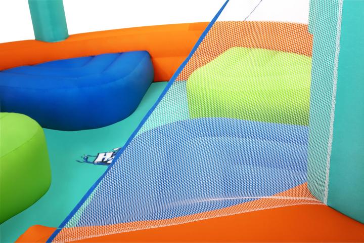 Produktbild Bestway aufblasbares Spielcenter Dodge & Drench Water Park, 4,5 x 4,5 x 2,68 m, 53383