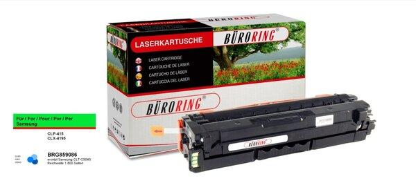 Produktbild Büroring Toner, ersetzt Samsung CLT-C504S/ELS, ca. 1.800 Seiten, cyan