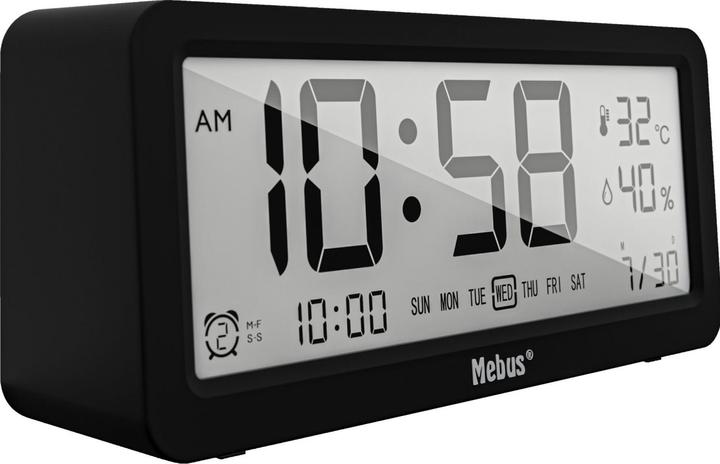 Actual product image Mebus 25819 Quartz alarm clock digital