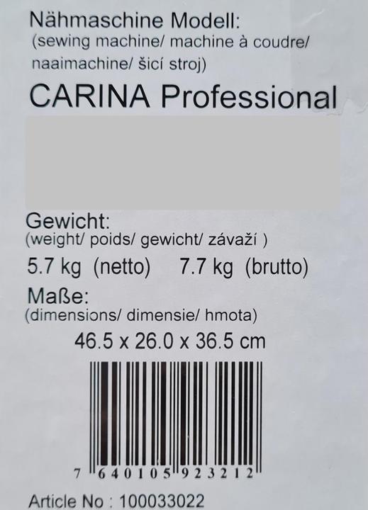 Produktbild Carina Professional
