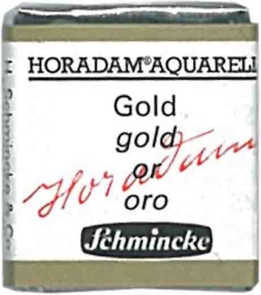 Produktbild Schmincke Aquarellfarbe Horadam halber Napf (Gold)