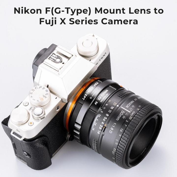 Actual product image K&F Concept High Precision Lens Adapter Mount, NIK (G)-FX IV PRO