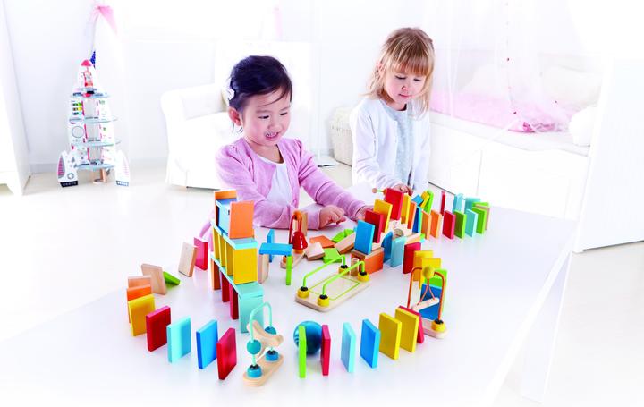 Actual product image Hape fantasy domino