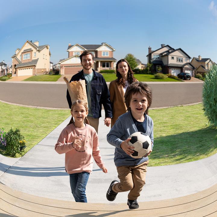 Actual product image eufy Battery Doorbell Slim 1080p Black (Wireless)