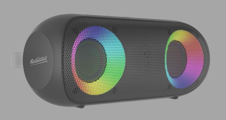 Image du produit Audictus aud Speakers Aurora 14 W, Waterproof, Bluetooth, RGB, Portable, Black, 90 dB (20 h, Fonctionnement sur secteur)