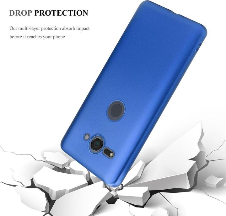 Actual product image Cadorabo Bumper TPU Matt Metallic (Sony Xperia XZ2 Compact)