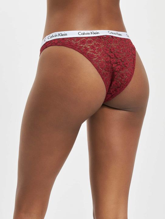 Actual product image Calvin Klein Ladies Brazilian 3Pk Underwear, Intense Plum/RED Carpet/Olive, S (S, pack of 3)