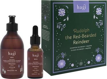 Hagi Hagiset Rudolph The Red Beard And Moustache Shampoo 300ml und Bartöl 30ml (Aftershave Sprühpumpe, 300 ml)