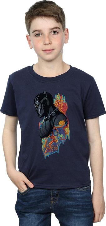 Actual product image Boys Black Panther Profile T-Shirt (152, 158)