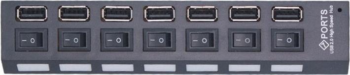 Produktbild Hermex 7 Port Hub (USB-A, 7 Ports)