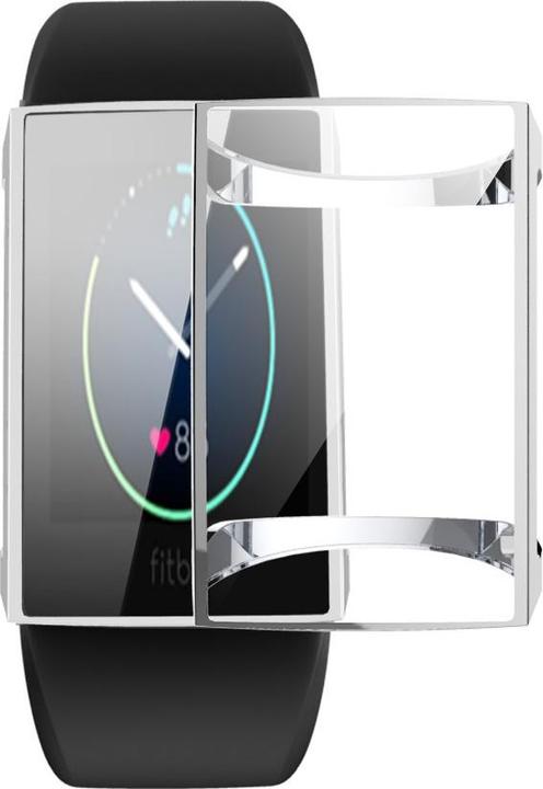 Produktbild Cover-Discount Fitbit Charge 4 - Gummi Schutz Case silber