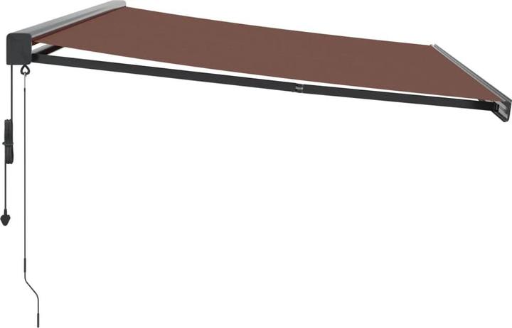 Produktbild VidaXL Markise Gelenkarmmarkise Sonnenmarkise Automatisch Braun 500x300cm (5 m)