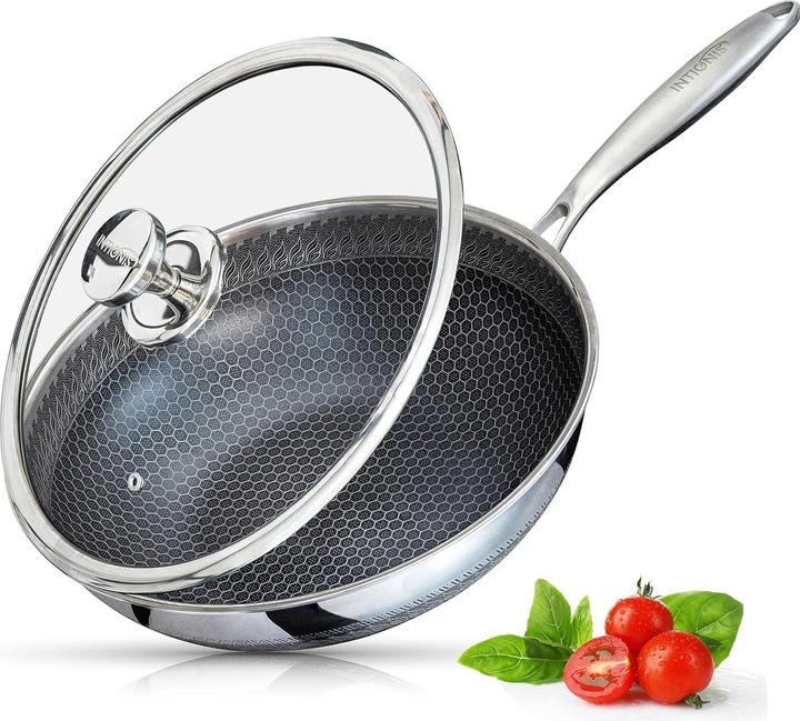 Actual product image Intignis Wokpfanne (30 cm, Wok, Stainless steel, Aluminium)