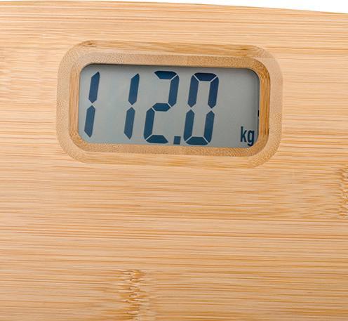 Actual product image Adler Bathroom Bamboo Scale AD 8173 Maximum weight (capacity) 150 kg, Accuracy 100 g (150 kg)