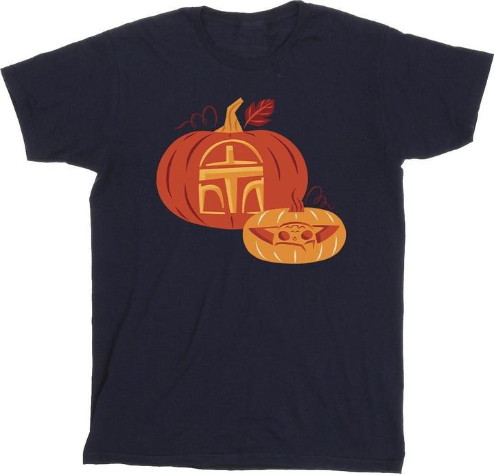 Actual product image Star Wars Mens Pumpkin Cotton T-Shirt (XL)