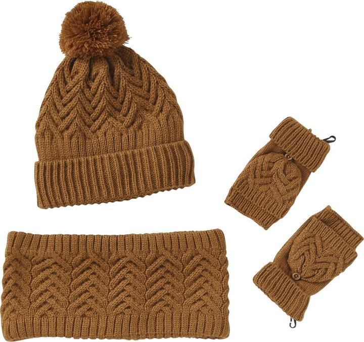 Immagine prodotto Vertbaudet Set per bambini: cappello, sciarpa rotonda e guanti