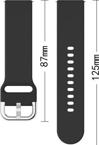 Produktbild iLike Strap TYS smart watch band universal 22mm (22 mm, Silikon)